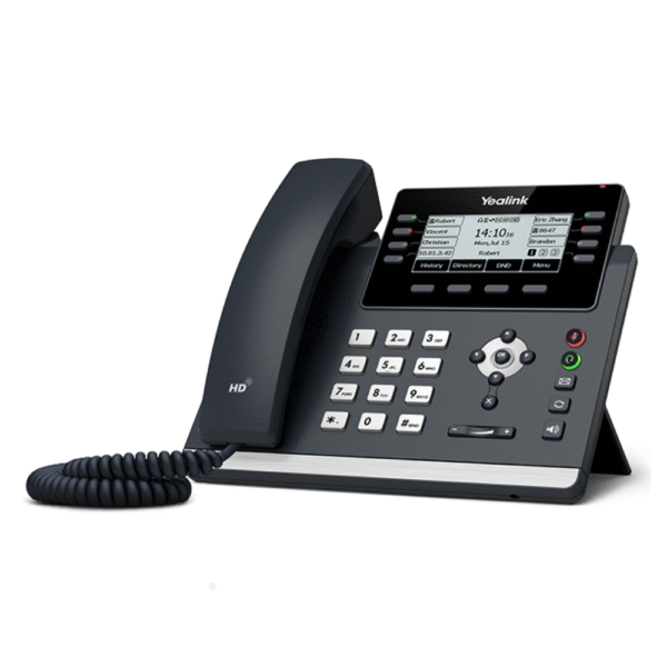 ⁦טלפון IP שולחני למשרד יילינק Yealink SIP-T43U⁩ – תמונה ⁦3⁩