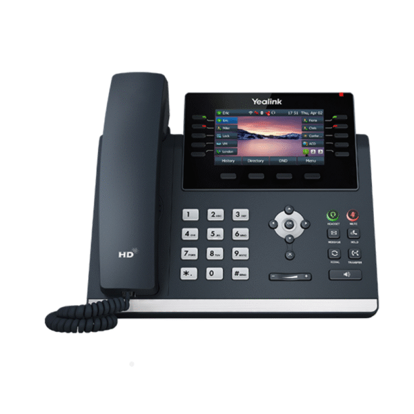 ⁦טלפון IP שולחני למשרד יילינק Yealink SIP-T46U⁩ – תמונה ⁦2⁩