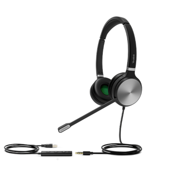 אוזניות USB שתי אוזניים  Yealink UH36