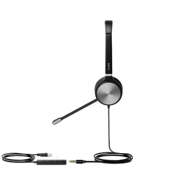 ⁦אוזניות USB שתי אוזניים  Yealink UH36⁩ – תמונה ⁦2⁩