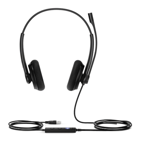 ⁦אוזניות USB שתי אוזניים YEALINK UH34 Lite B⁩ – תמונה ⁦2⁩