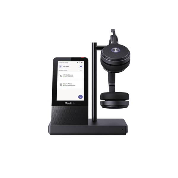 אוזניה אלחוטית שתי אוזניים Yealink WH66 B