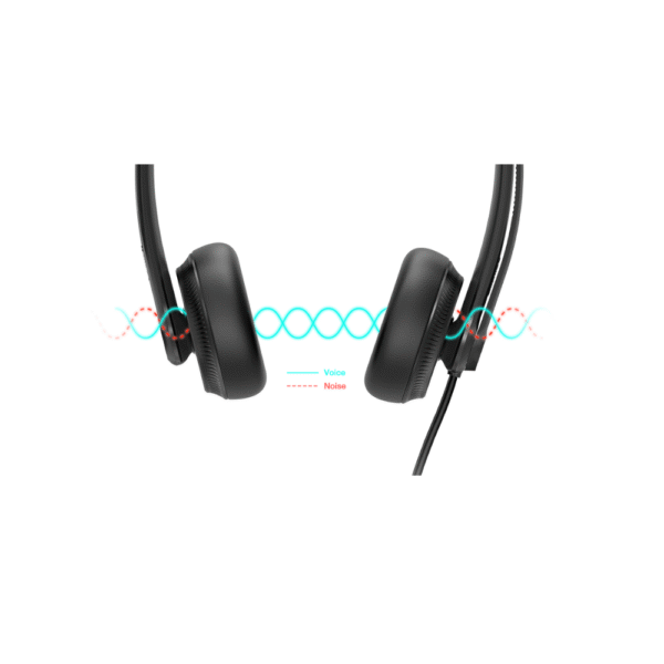 ⁦אוזניות ‏USB שתי אוזניים Yealink UH34⁩ – תמונה ⁦2⁩