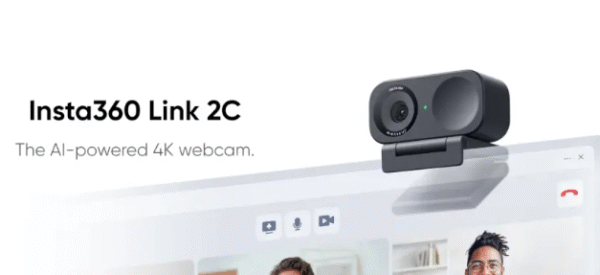 ⁦מצלמת רשת Insta360 Link 2C⁩ – תמונה ⁦2⁩