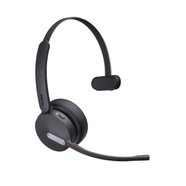 ⁦Yealink WH64 MONO – אוזניה אלחוטית מקצועית DECT + Bluetooth | איכות שיחה גבוהה ואפקטיבית⁩ – תמונה ⁦2⁩
