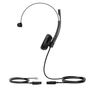 Yealink YHS34 Lite M — אוזניות קוויות קלות ונוחות למוקדי שירות ומשרדים