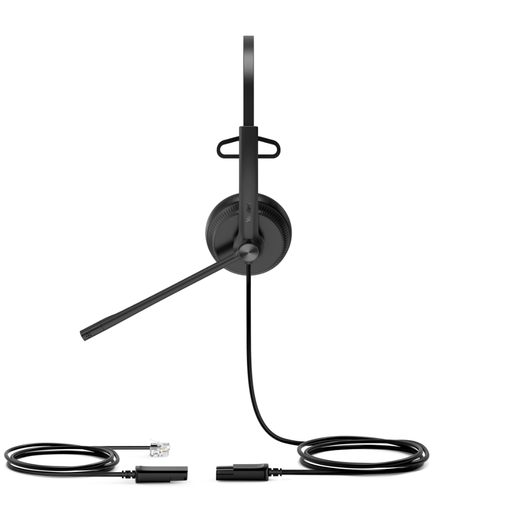 Yealink YHS34 Lite M — אוזניות קוויות קלות ונוחות למוקדי שירות ומשרדים – תמונה 2