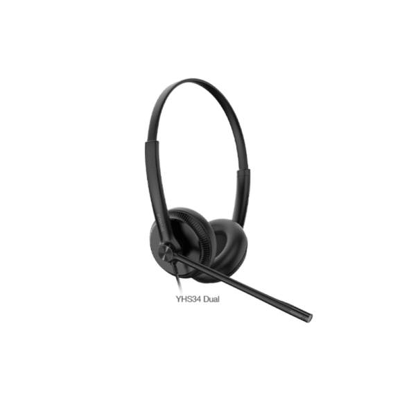 ⁦מערכת ראש לטלפון Yealink YHS34 Lite Dual⁩ – תמונה ⁦2⁩