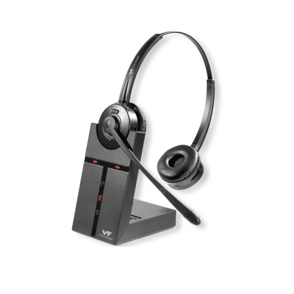 VBET VT9000 B — אוזניות DECT / Bluetooth איכותיות למוקדים ומשרדים