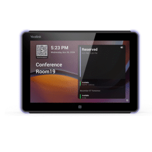 Yealink RoomPanel E2  — פאנל מגע חכם להצגת מצב חדרי ישיבות, ניהול ישיבות וסידור פגישות